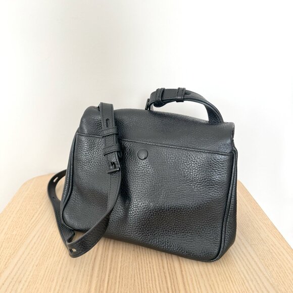 Kara leather flap crossbody - Picture 2 of 6